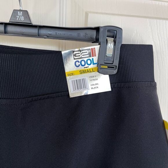 NWT 32 Degrees Cool Woven Athletic Skort (Black) - Small - Picture 7 of 8